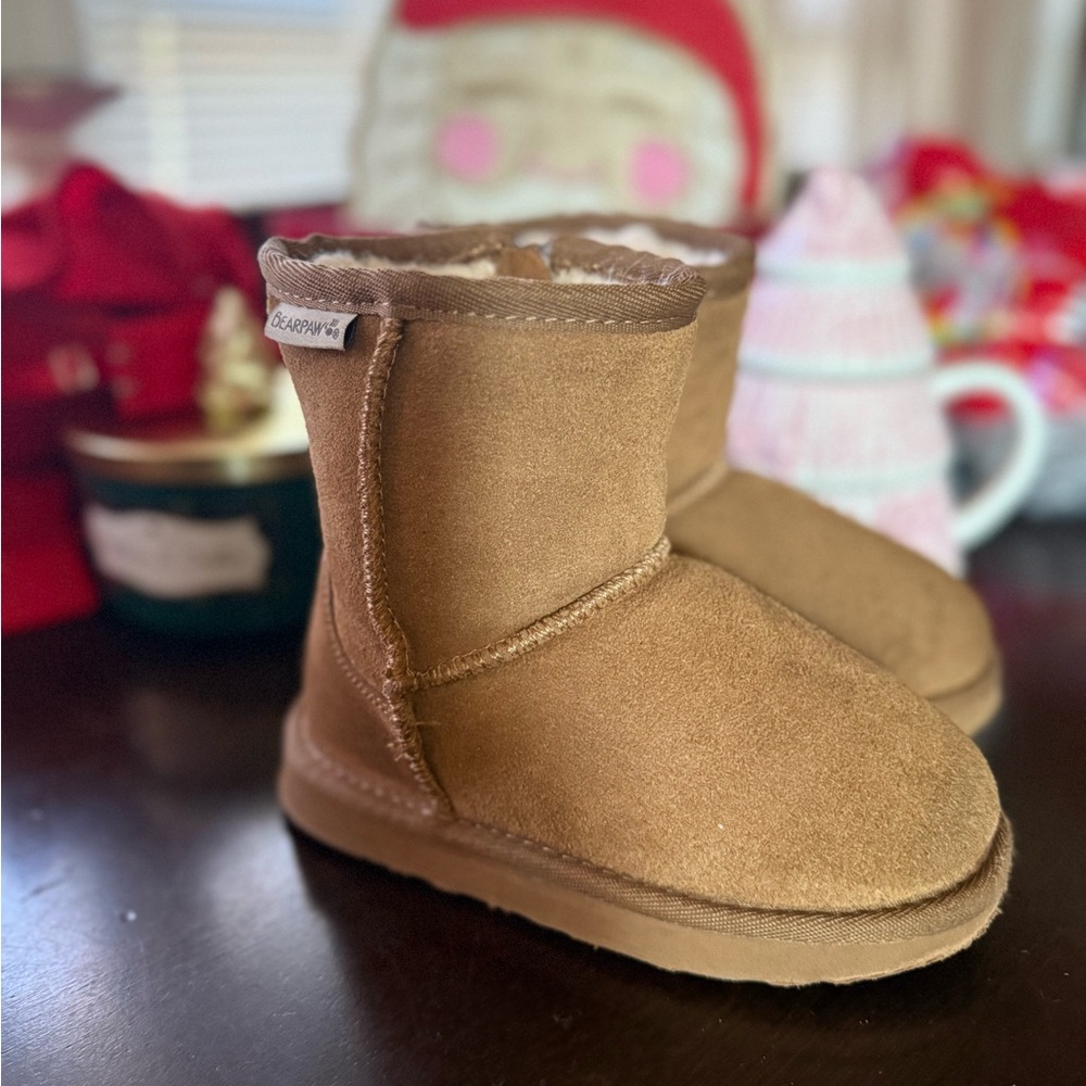 BEARPAW Australia Tan Kids Boots